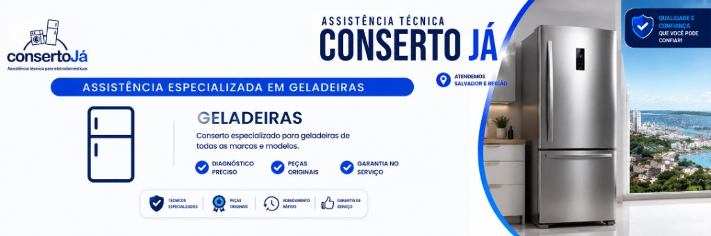 ConsertoJá - assistência técnica em geladeiras em Salvador
