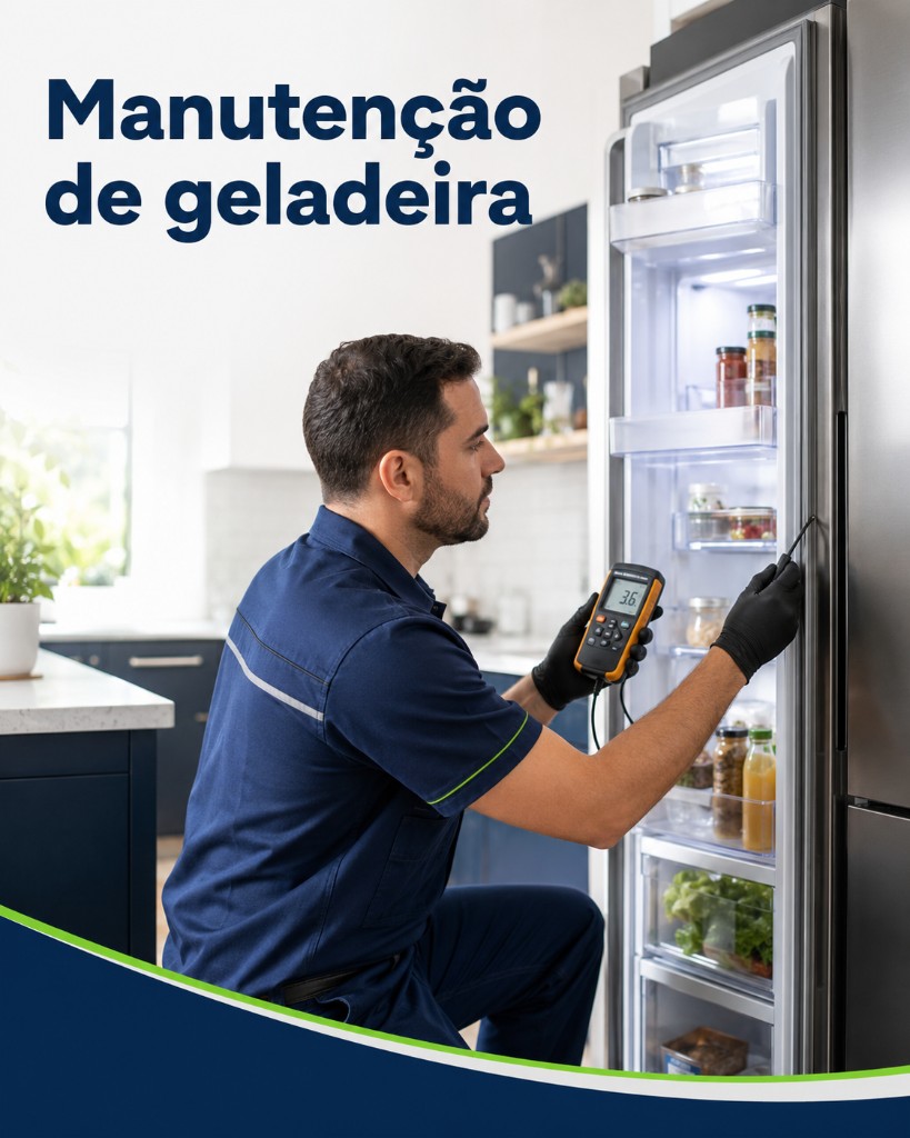 Manutenção de geladeira